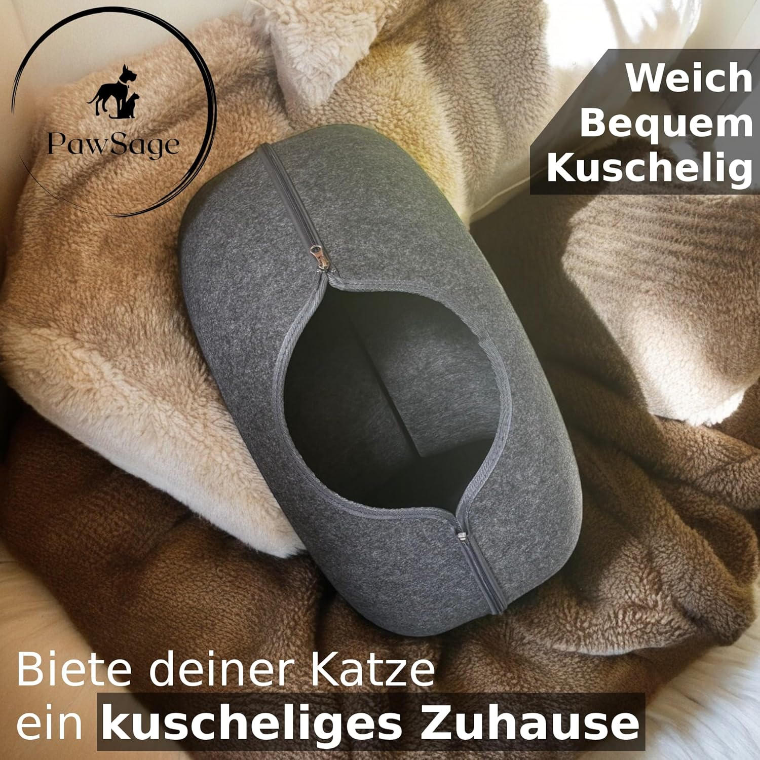 PAWSAGE Donut Katzenbett